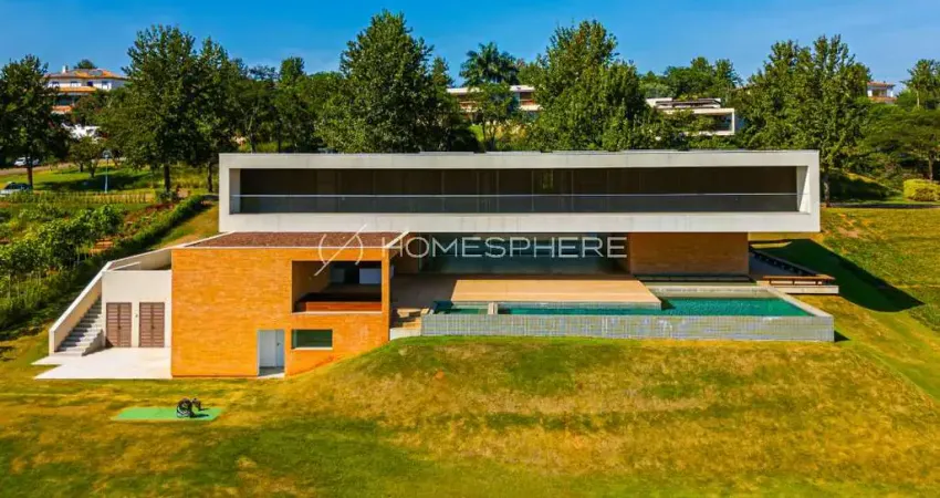 Casas à venda na Quinta da Baroneza, Bragança Paulista - SP. Residência Quinta da Baroneza II by Arquitetura Gui Mattos, 1486m², 6 suítes, lazer e vista para o pôr do sol