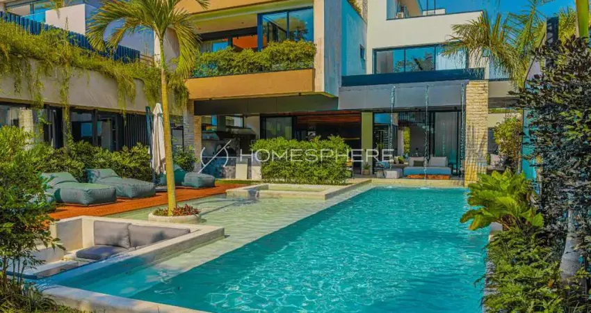 Riviera de São Lourenço - Módulo 11. Casas à venda Riviera Módulo 11, Bertioga - SP, 1097 m², 8 suítes, mobiliada, piscina, área gourmet, academia e elevador