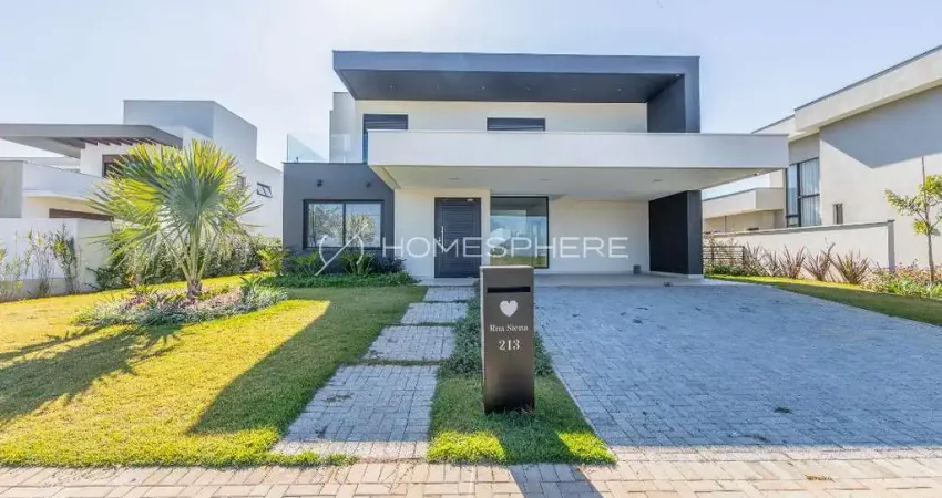 Casa à venda no condomínio Campo de Toscana com 465 m²,  5 suítes - Piscina - Área gourmet integrada.