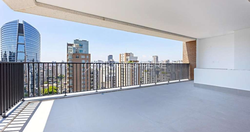 Lindenberg Praça Itaim | Condomínio Praça Lindenberg Clodomiro Rua Clodomiro Amazonas, 529. Apartamento à venda Itaim Bibi, 189 m², 3 suítes, andar alto, varanda, 3 vagas e lazer. Pronto para morar