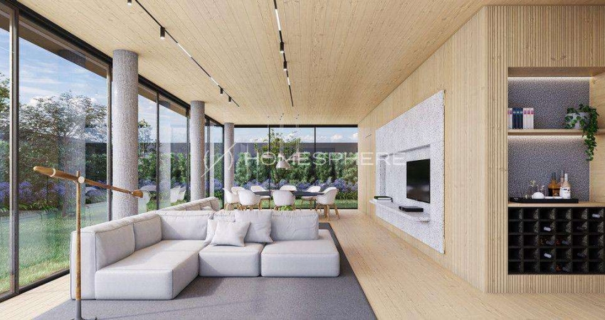 Vila Verde 660, condomínio fechado com casas de alto padrão no Jardim Europa. 421m², 4 suítes, jardim, piscina, área gourmet e 3 vagas. R. Campo Verde Vila Verde 660 Condomínio de Casas