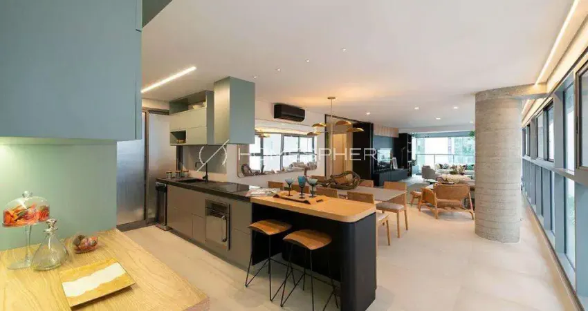 Condomínio Lina Jardins - Jardim Paulista - Apartamento no Jardins, mobiliado e decorado, 145 m², 2 suítes, 2 vagas e lazer. Alameda Joaquim Eugênio de Lima, 697. Pronto para morar