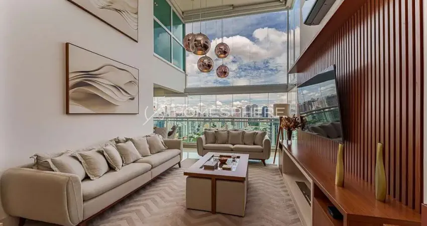 Condomínio Nova York Penthouses - Brooklin Rua Nova York 161. Apartamento à venda 197 m², 4 quartos, sendo 3 suítes, porteira fechada, varanda com vista livre, 3 vagas e lazer de clube no Nova York Pe