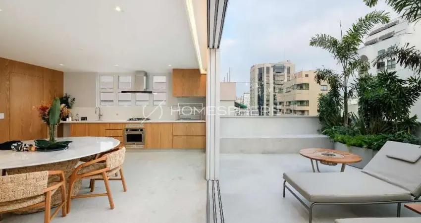 Mlisboa 1370 cobertura r. josé maria lisboa, 1370. cobertura à venda jardim américa, 430 m², 3 suítes, reformada, terraço com jacuzzi e área gourmet e 2 vagas no edifício washington jardins