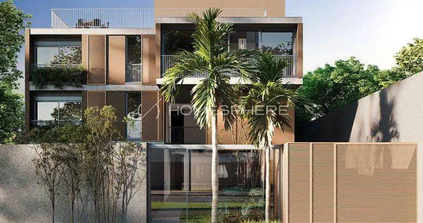 RB 3.600 THREE Av. Rebouças 3600. Garden à venda, 223m², 2 suítes, jardim privativo e 3 vagas. Lançamento RB 3600 AMZ Arquitettos