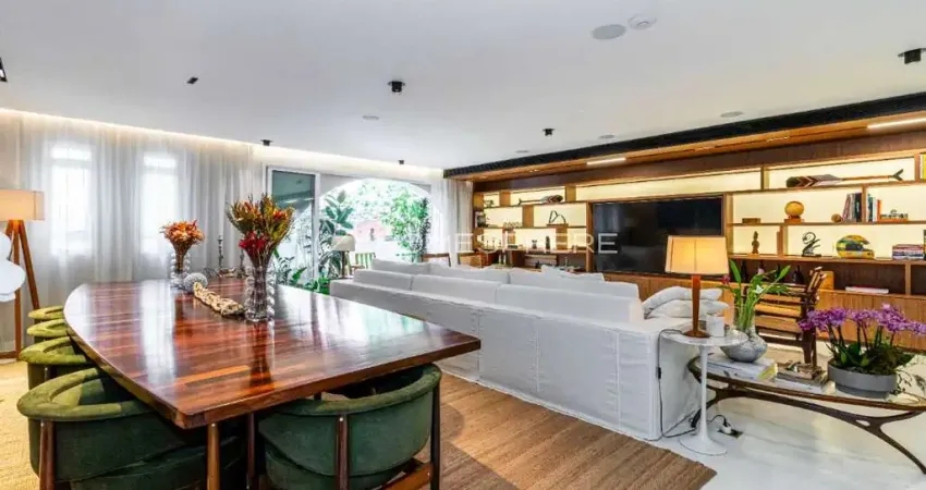 Condomínio Narciso Rua Oscar Freire, 57. Apartamento à venda Jardim América, 242m², 4 suítes, reformado, adega, varanda e 2 vagas. Próximo ao clube Paulistano