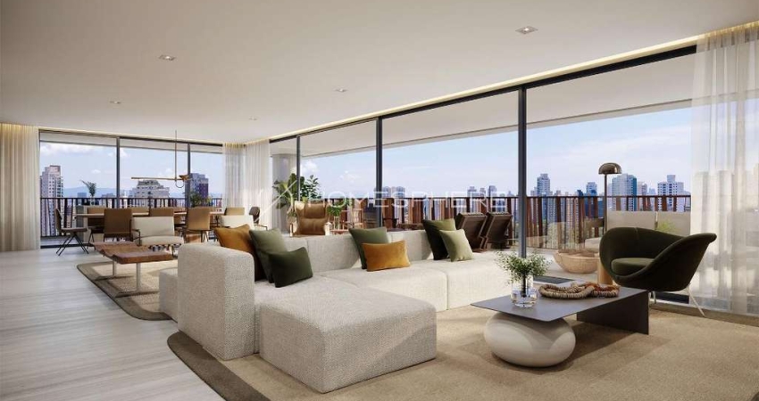 Arbre Vila Nova Conceição R. Inajaroba, 32 x R. Sampaio Góis. Apartamento à venda na Vila Nova Conceição, 372 m², 4 suítes, varanda gourmet, 4 vagas e lazer. Arbre Vila Nova Conceição a 300m Parque Ib