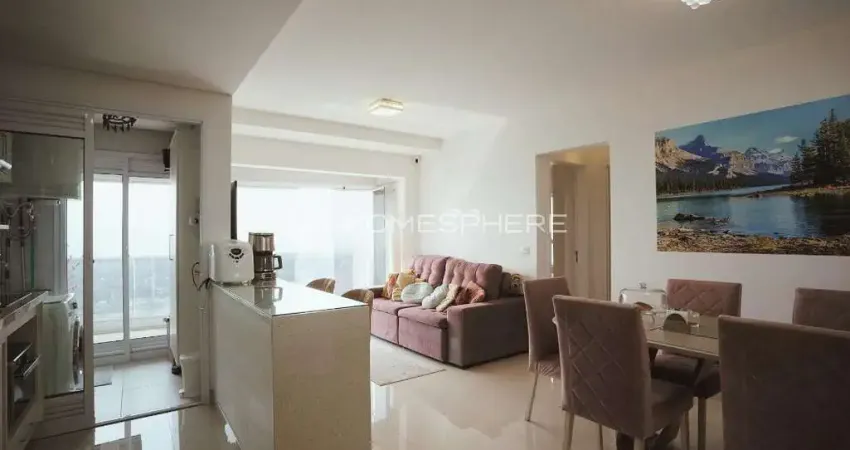 Apartamento com 70 m², vista incrível totalmente mobiliado a venda no Condomínio Novare, em Alphaville