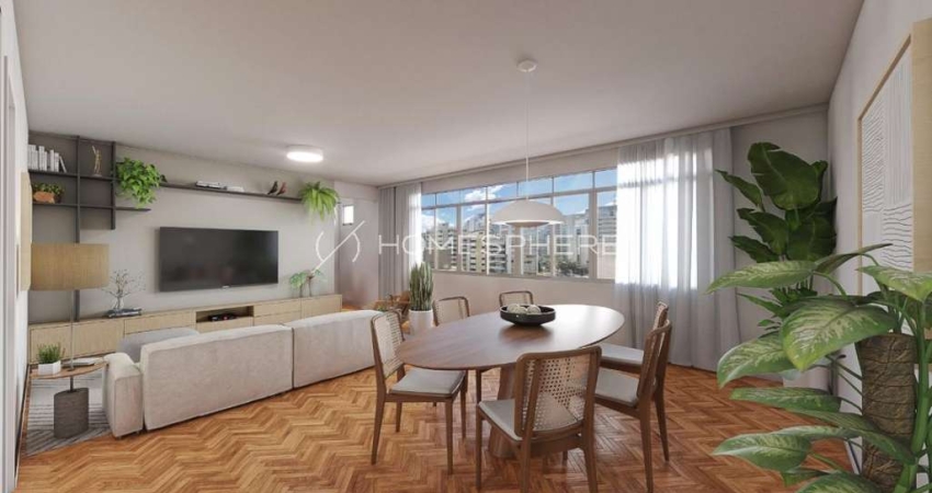 Condomínio Silvia Cristina Jardim Paulista Alameda Franca 162. Apartamento à venda Jardim Paulista, 113m², 2 suítes e 1 vaga. Em reforma com entrega para agosto 2025
