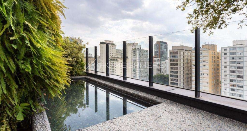 Morada dos Jardins Jardim América Rua Bela Cintra, 2032. Cobertura à venda em Jardim América, 4 quartos, sendo 2 suítes, 600m², piscina, área gourmet e 3 vagas no Condomínio Edifício Morada Dos Jardin
