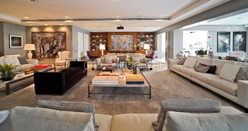 Luxo e Sofisticação no Condomínio Artur Ramos – Apartamento à venda mobiliado e decorado, Projeto Roberto Migotto, 818 m², 5 Suítes, 11 Vagas.