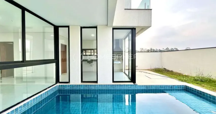 Casa nova em aldeia da serra com 4 suítes , piscina e vista panorâmica permanente .