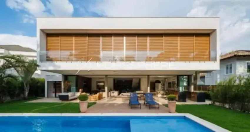 Residência contemporânea com vista para a mata no alphaville conde ii – projeto nitsche arquitetos