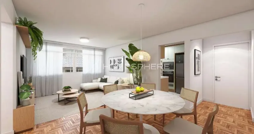 Condomínio araponga jardim paulista alameda franca, 114. apartamento à venda jardim paulista com 2 quartos, sendo 1 suíte, 98m², reformado e 1 vaga
