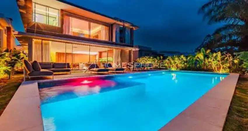 Casa nova e mobiliada à venda – tamboré 11 | ac 501 m² | at 583m²  área 4suites | piscina