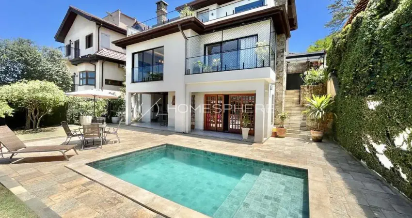 Casa à venda em aldeia da serra com vista permanente , piscina e ambientes integrados