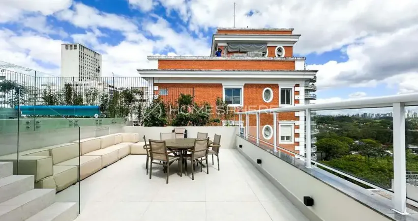 Cobertura com vista no próxima ao paulistano com 434 m², 4 quartos, 3 suítes e 5 vagas