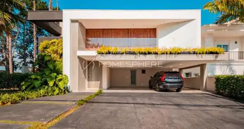 Casa contemporânea à venda no alphaville 10 com vista panorâmica e 4 suítes