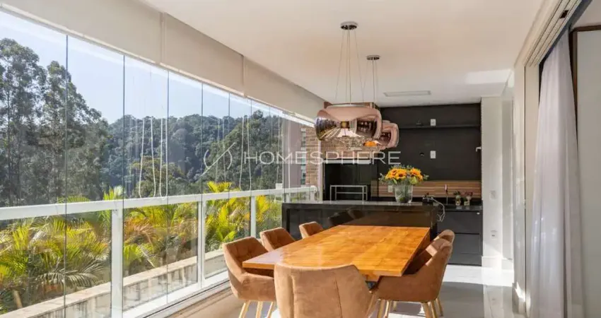 Apartamento com 224 m², 3 quartos sendo 3 suítes à venda no bairro tamboré.