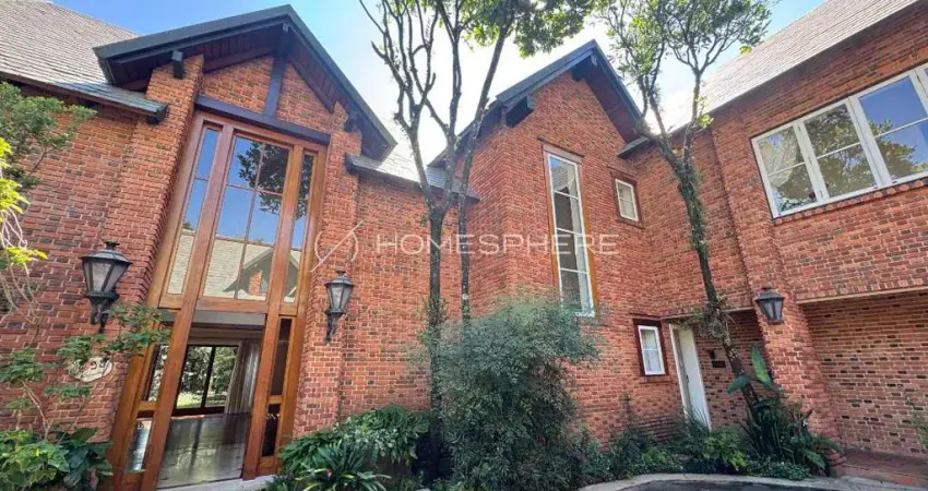 Casa estilo europeu à venda no tamboré 1 com projeto marcos tomanik e 4 suítes