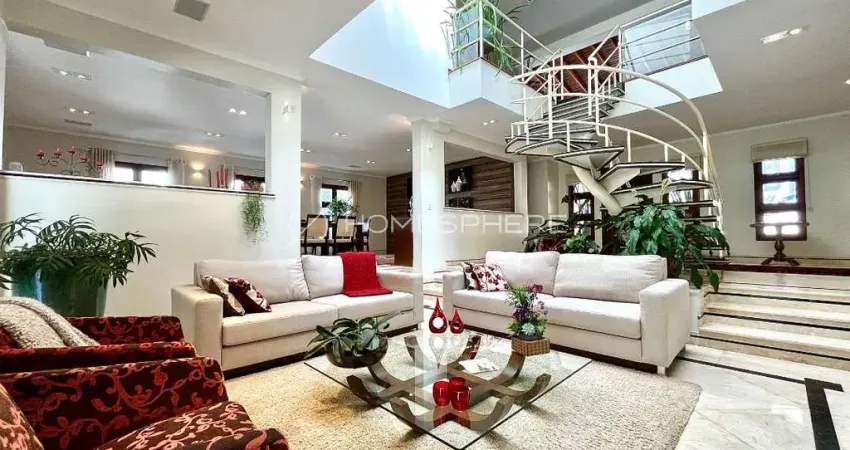 Casa a venda em aldeia da serra com 5 suites, piscina e varanda gourmet