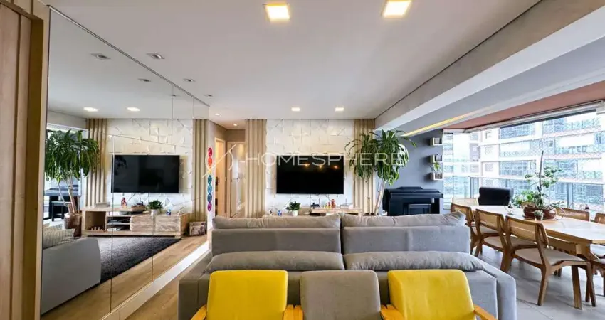 Apartamento com 131m², à venda no condomínio habitarte brooklin.