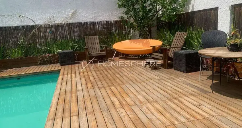 Cobertura duplex com piscina no itaim bibi, ampla e ensolarada