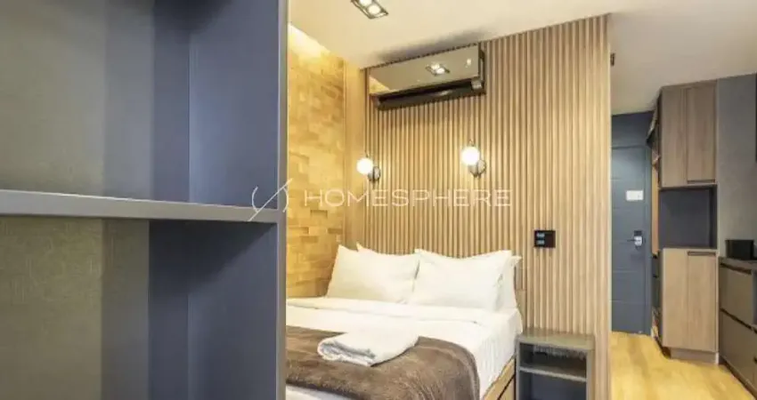 Studio mobiliado de alto padrão em pinheiros | pronto para morar ou investir