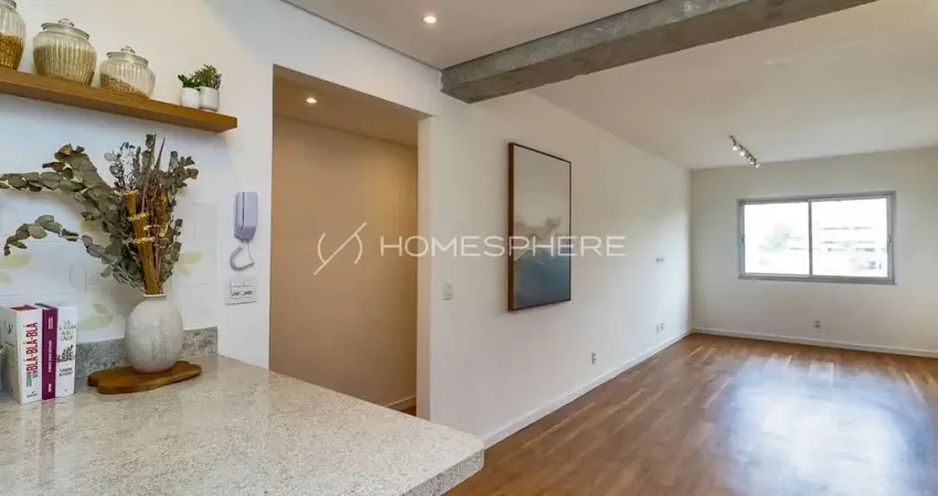 Edifício Abaete Pinheiros Rua Mourato Coelho, 1199. Apartamento à venda entre Pinheiros e Vila Madalena, reformado, 91 m², 3 quartos, sendo 1 suíte e 1 vaga no Condomínio Abaete Pinheiros - SP