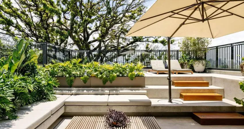 Cobertura de 350 m² na parte mais nobre do Cidade Jardim, com vista espetacular e total privacidade em condomínio boutique.