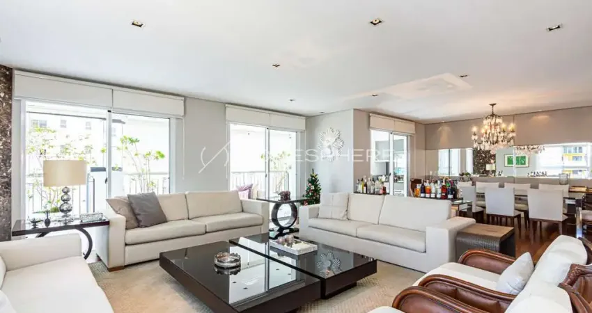 Le Premier Juriti Avenida Juriti, 50. Apartamento à venda em Moema, 304 m², 4 suítes, andar alto, varanda gourmet, 4 vagas, lazer e segurança no Ed. Le Premier Moema