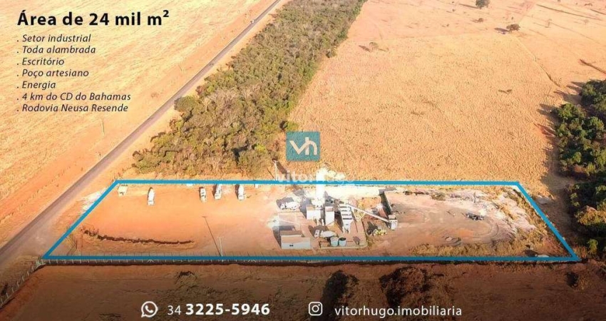 Terreno comercial à venda no Distrito Industrial, Uberlândia 