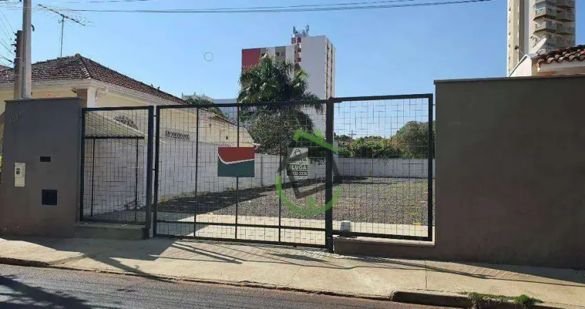 Terreno, 448 m² - venda por R$ 430.000,00 ou aluguel por R$ 1.791,62/mês - Centro - Araraquara/SP