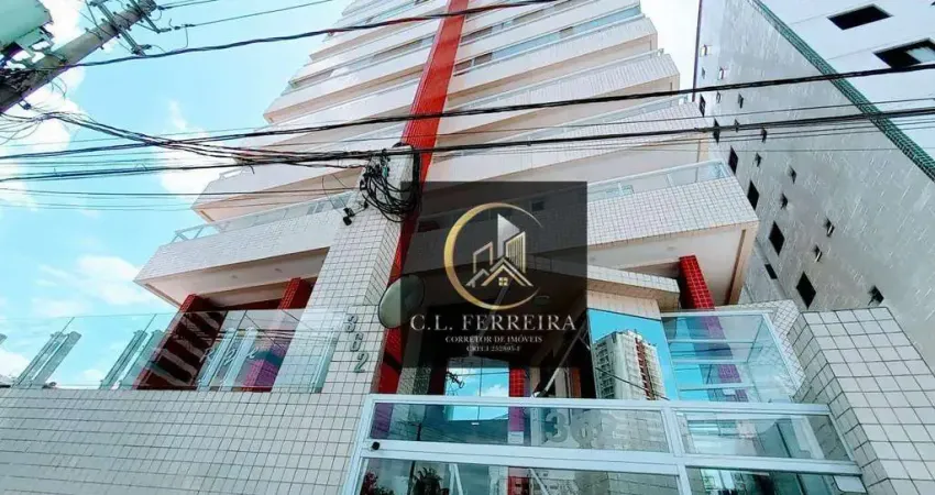 Apartamento com 2 dormitórios à venda, 63 m² por R$ 425.000,00 - Aviação - Praia Grande/SP
