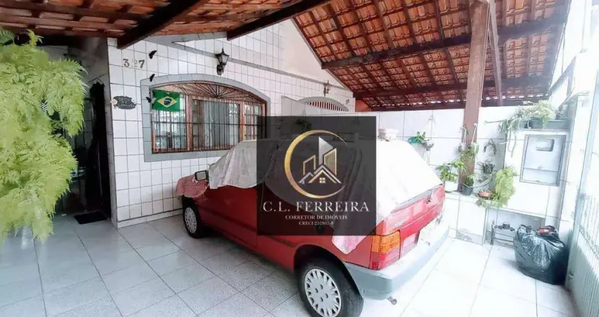 Casa com 2 dormitórios à venda, 96 m² por R$ 450.000,00 - Vila Assunção - Praia Grande/SP