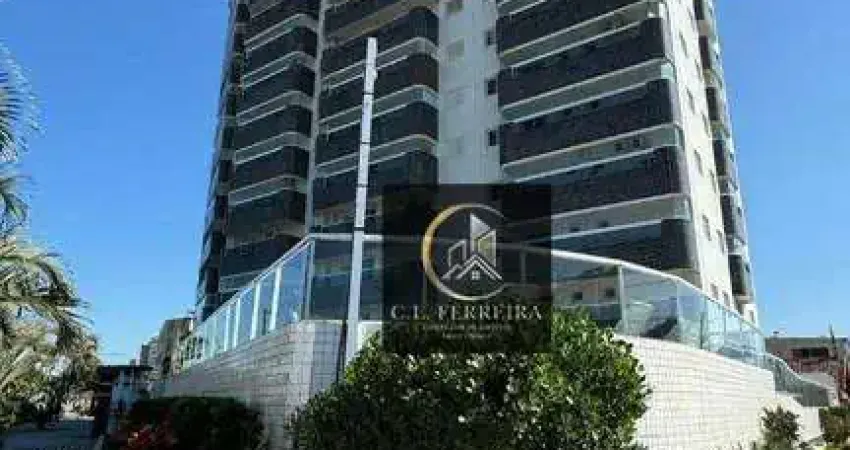 Apartamento vista mar com 1 dormitório à venda, 45 m² por R$ 320.000 - Mirim - Praia Grande/SP