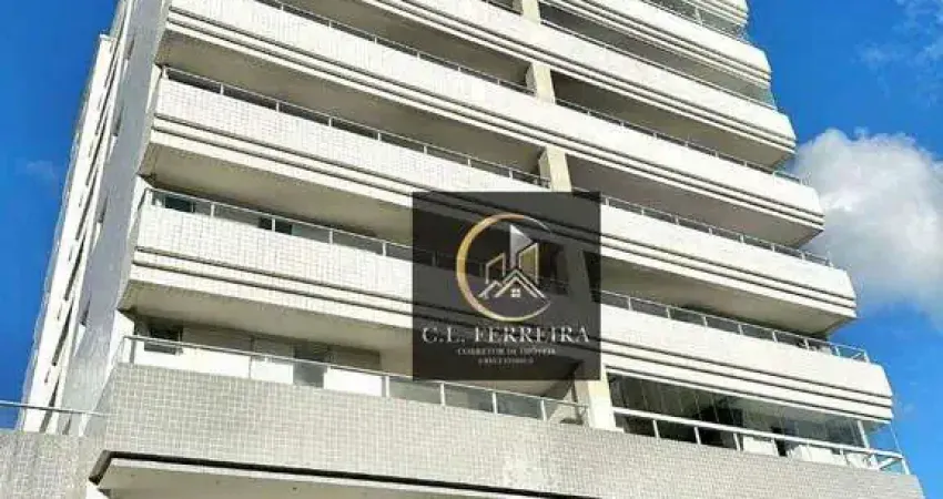 Apartamento com 1 dormitório à venda, 54 m² por R$ 369.000,00 - Vila Guilhermina - Praia Grande/SP