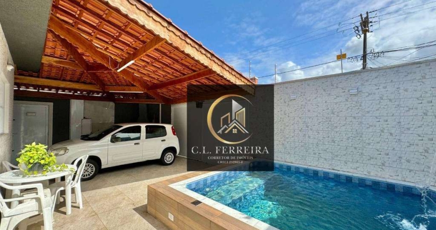 Casa com 3 dormitórios à venda por R$ 950.000,00 - Vila Assunção - Praia Grande/SP