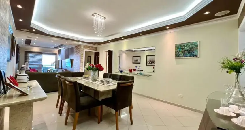 Apartamento com 3 dormitórios à venda, 140 m² por R$ 1.370.000,00 - Vila Guilhermina - Praia Grande/SP