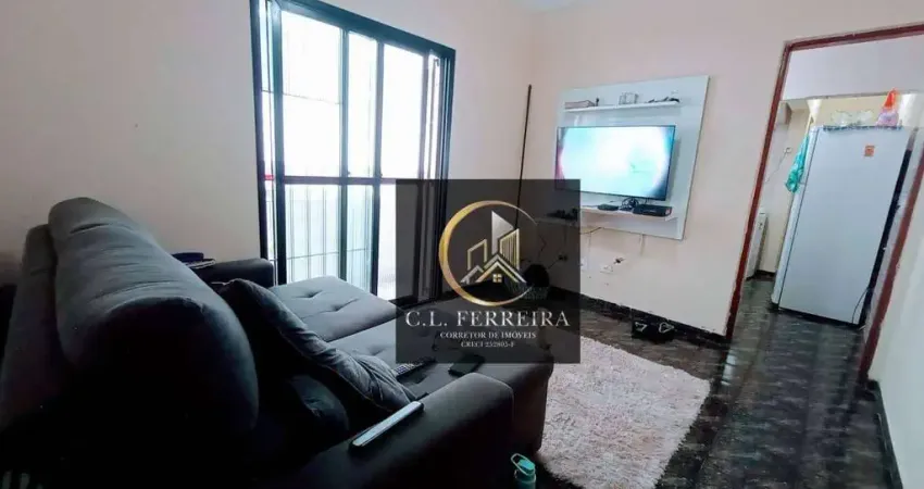 Apartamento com 1 dormitório à venda, 55 m² por R$ 245.000,00 - Tupi - Praia Grande/SP