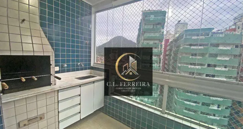 Apartamento com 2 dormitórios à venda, 80 m² por R$ 580.000 - Canto do Forte - Praia Grande/SP