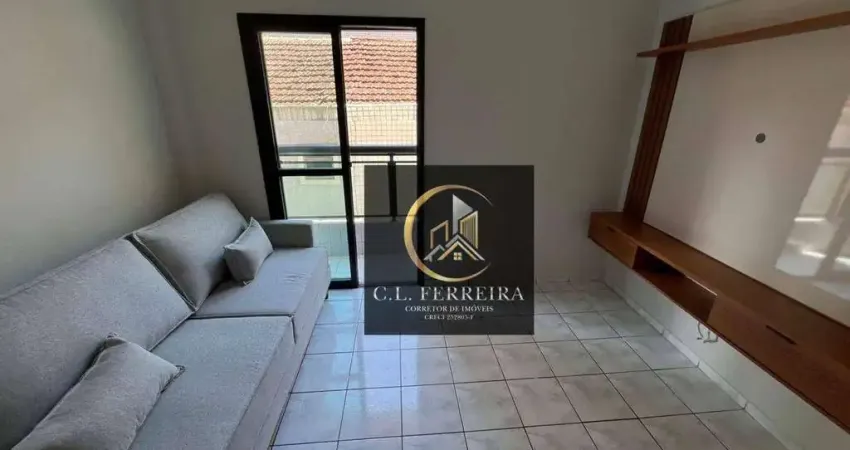 Apartamento com 1 dormitório à venda, 43 m² por R$ 310.000,00 - Vila Guilhermina - Praia Grande/SP