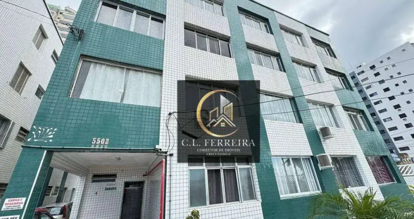 Kitnet vista mar à venda, 34 m² por R$ 190.000 - Vila Tupi - Praia Grande/SP