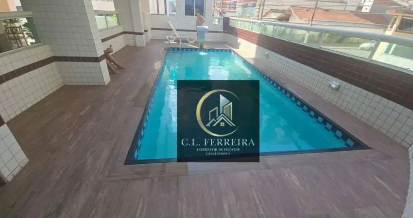 Apartamento com 1 dormitório à venda, 46 m² por R$ 265.000,00 - Cidade Ocian - Praia Grande/SP