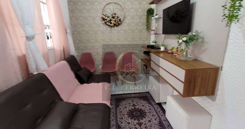 Apartamento com 1 dormitório à venda, 30 m² por R$ 280.000,00 - Vila Guilhermina - Praia Grande/SP
