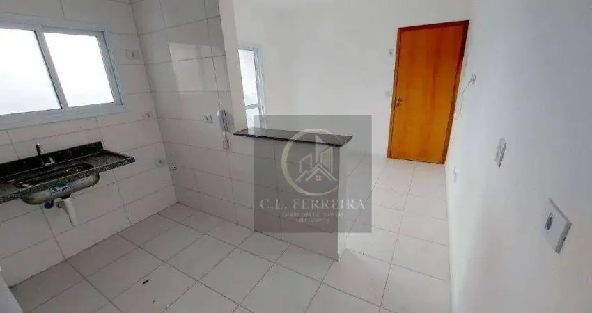 Apartamento com 1 dormitório à venda, 41 m² por R$ 299.000,00 - Boqueirão - Praia Grande/SP