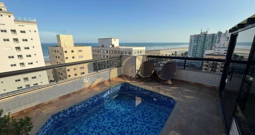 Cobertura para venda em Vila Guilhermina de 196.00m² com 3 Quartos, 2 Suites e 3 Garagens