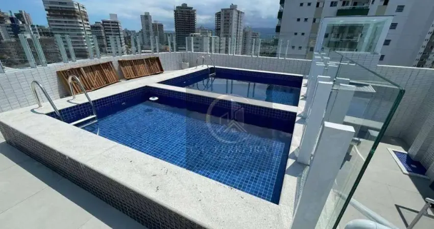 Apartamento com 1 dormitório à venda, 54 m² por R$ 340.000,00 - Vila Guilhermina - Praia Grande/SP