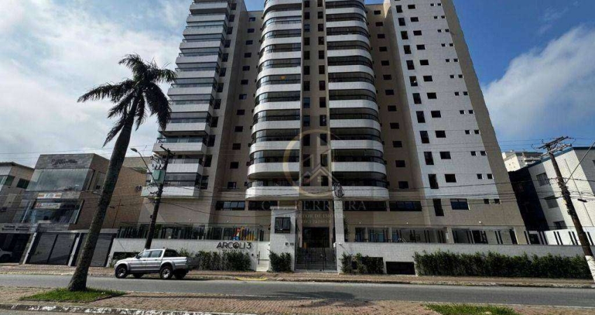Apartamento com 2 dormitórios à venda, 66 m² por R$ 460.000 - Mirim - Praia Grande/SP