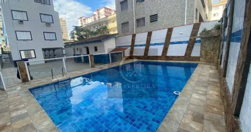 Apartamento com 1 dormitório à venda, 59 m² por R$ 318.000,00 - Canto do Forte - Praia Grande/SP